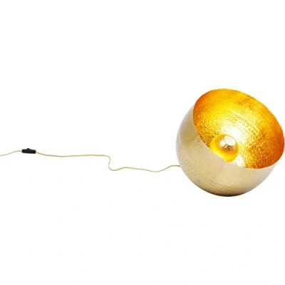 Imagen de Kare Design lámpara de pie Apollon, oro, 35 cm diámetro, pie, estructura acero, redonda, sin bombilla incluida, 25 x (AxAxF)