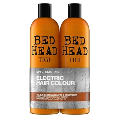 Imagen de TIGI Juego de Champú y Acondicionador Bed Head Colour Goddess para Pelo Tenido 2 x 750ml