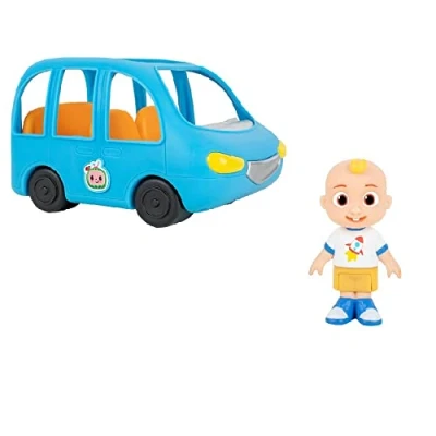 Imagen de CoComelon CMW0104Lights &amp; Sounds Family Fun Car + JJ Figura Are We There Yet? Canción Jugando y Cantando
