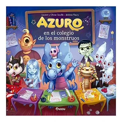 Imagen de Azuro en el colegio de los monstruos