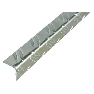 Imagen de Alberts 468873 Perfil de ángulo, Motivos estriados, Aluminio, expuesto, 1000 x 41,2 mm
