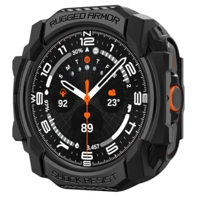 Imagen de Spigen Rugged Armor Funda Negro Samsung Galaxy Watch Ultra