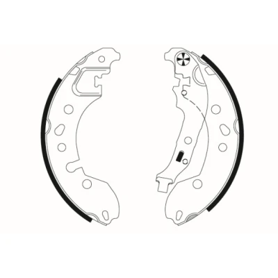 Imagen de TEXTAR 91080700 Zapatas de freno 203 38 con palanca mano SMART: Fortwo III Coupé, RENAULT: TWINGO 2