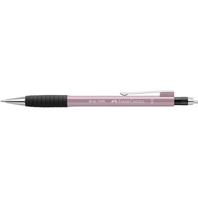 Imagen de Faber Castell 134527 Portaminas Grip 1345 Rose Shadows, dureza B, mina de 0,5 mm, con goma borrar integrada, 1 pieza
