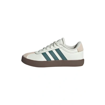 Imagen de adidas VL Court 3.0 Shoes Kids, Zapatilla de Deporte Unisex niños, Blanco Roto Preloved Teal Wonder White, 30.5 EU