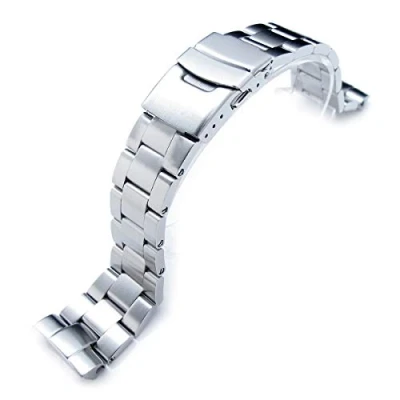 Imagen de MiLTAT Correa de 22 mm para Seiko Turtle srp773 srpe05 srp779 srpa21, conexión rosca Super O, plata, L, Clásico