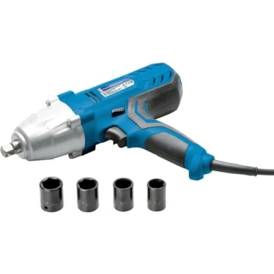 Imagen de CARTREND 50275 Expert Llave de impacto 300 Nm, 230 V, interruptor basculante a derecha e izquierda, incluye 4 llaves y estuche
