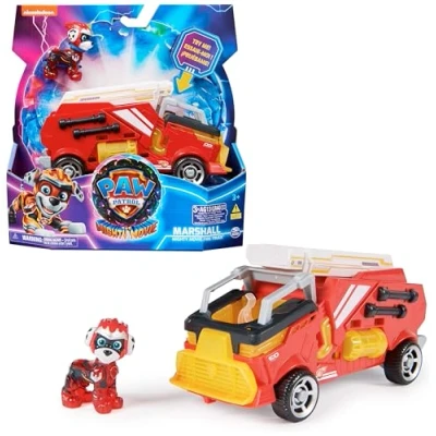 Imagen de Patrulla Canina LA SUPERPELÍCULA FIGURAS de ACCIÓN y COCHES Juguetes Marshall Figura Coche con Luces Sonidos 6067509 Niños 3 Años +
