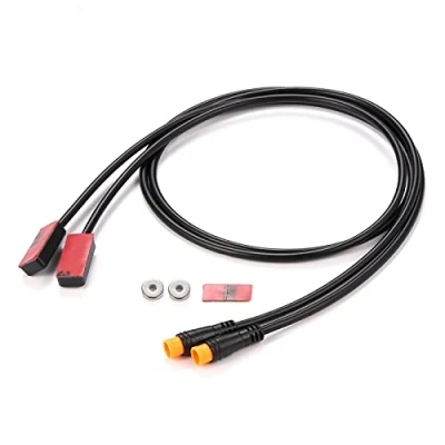 Imagen de baluoqi Bicicleta eléctrica Sensor de freno hidráulico Cortar Cable para Bafang BBS01 BBS02 BBSHD BBS01B BBS02B Motor accionamiento medio