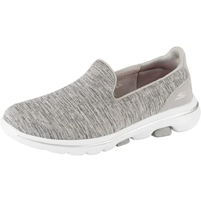 Imagen de Skechers GO WALK 5 HONOR, Zapatillas para Mujer, Gray Textile/Trim, 36 EU