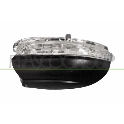 Imagen de PRASCO VG0387424 Cubierta, retrovisor exterior izquierda negro con luz intermitente VOLKSWAGEN: Golf 6, Touran I, 6