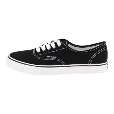 Imagen de TOM TAILOR 7480540001, Zapatillas Hombre, Negro Blanco, 42 EU