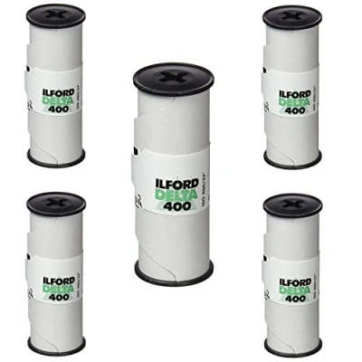 Imagen de 5 Rollos de película Ilford Delta 400 120