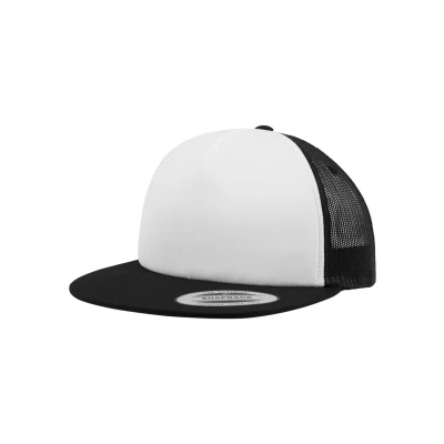 Imagen de Flexfit FOAM Trucker Gorra, Talla: One Size, Blk/wht/blk