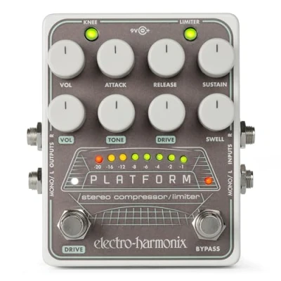 Imagen de Electro Harmonix Platform Stereo Compressor/Limiter for Guitar, Gris