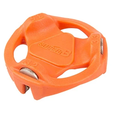 Imagen de SUPER B Llave De Radios 3en1 3.2/3.3/3.5mm Naranja, Unisex Adult, Orange, 3 in 1