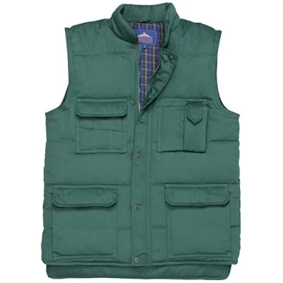 Imagen de Portwest Chaleco De Calor Shetland, Tamaño: XL, Color: Verde botella, S414BGRXL