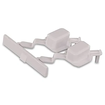 Imagen de DL pro Capuchón para Whirlpool Bauknecht 481071425531 Indesit C00343986 blanco Reset Start Button Push Switch for WA WAK AWC WM WAE Lavadora