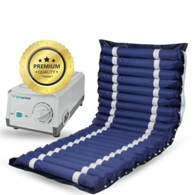 Imagen de OrtoPrime Colchón ANTIESCARAS con Compresor Silence Confort Incluido Anti úlceras Aire para Cama Colchones Escaras 200x86x9,5cm Material