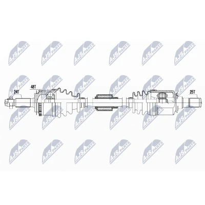 Imagen de Semi eje NTY NPW HY 622