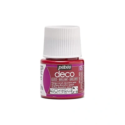 Imagen de PEBEO Pintura acrílica multisoporte Color Opaco Acabado Brillante Rojo Terciopelo 45ml