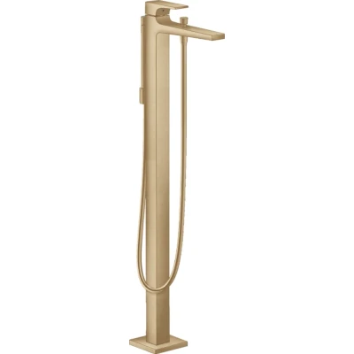 Imagen de hansgrohe Metropol 32532140 Grifo monomando para bañera (latón cepillado)