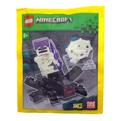 Imagen de LEGO Minecraft: Minifigura de araña y esqueleto (a partir 6 años)
