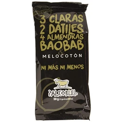 Imagen de Paleobull Barritas Melocotón Caja 15Ud. 1 Unidad 300 g