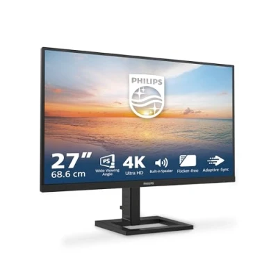 Imagen de Philips 27E1N1800A Monitor Ultra HD de 27 Pulgadas, Altavoz, HDR10 (3840x2160, 60 Hz, HDMI 2.0, DisplayPort 1.4) Negro