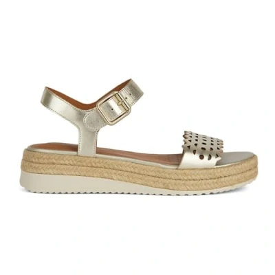 Imagen de Geox D Eolie 36 Alpargatas, Mujer, Talla: 39, Oro Zapatos