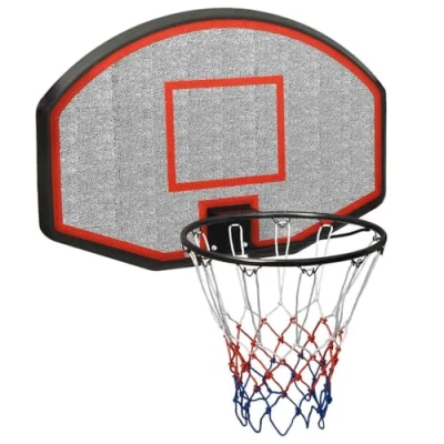 Imagen de vidaXL Tablero de Baloncesto Polietileno Negro 90x60x2 cm