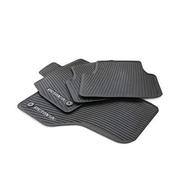 Imagen de Skoda 5E4061500 Alfombrillas de Goma para Todo Tipo Clima, 4 Goma, con Texto Octavia
