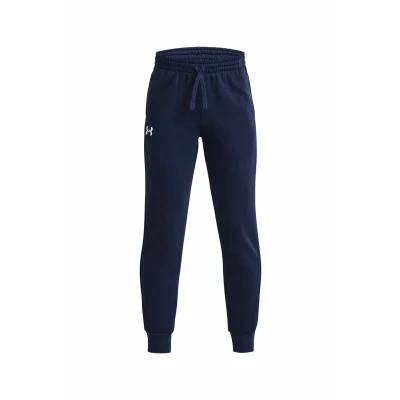 Imagen de Under Armour Fleece Bottoms UA Rival Joggers Pantalones deportivos para niños, Talla: 7a, Midnight navy (410)