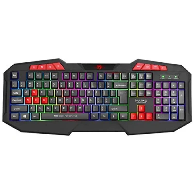Imagen de MARVO Teclado Gaming Keyboard Retroiluminado LED Cableado Teclas Multimedia K602