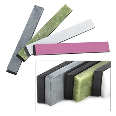 Imagen de Walfront Piedra afiladora profesional 3000/5000/8000/100000 con soporte antideslizante de silicona para cuchillos y tijeras