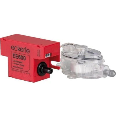 Imagen de Eckerle EE600 Bomba De Condensados Ultra Compacta para Aire Acondicionados Hasta 7,5 KW Con Motor Suizo, Condensador Acondicionado Sistema Alarma Integrado, Caudal Máximo 6 L/H, 230V