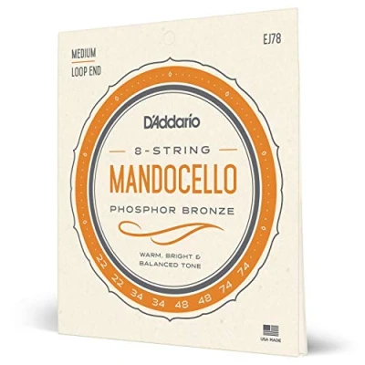 Imagen de D&#039;Addario EJ78 Mandocello Strings Phosphor Bronze