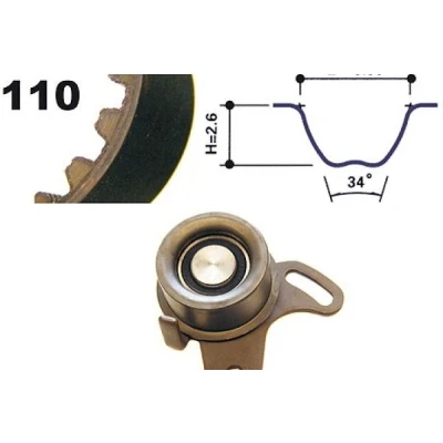 Imagen de MAPCO 73538 Kit de correa distribución 110 HYUNDAI: Getz, ACCENT 2