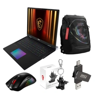 Imagen de Portátil gaming MSI Titan 18 HX AI A2XWIG 245ES, 18&quot; UHD+, Intel® Core™ Ultra 9 285HX, 64GB RAM, 2TB SSD, GeForce RTX™ 5080, Windows 11 Home