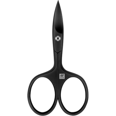 Imagen de ZWILLING Tijeras para uñas (afiladas, filo ligeramente curvado con microdentado, hipoalergénicas, de manos y pies), Premium, doradas, 90 mm