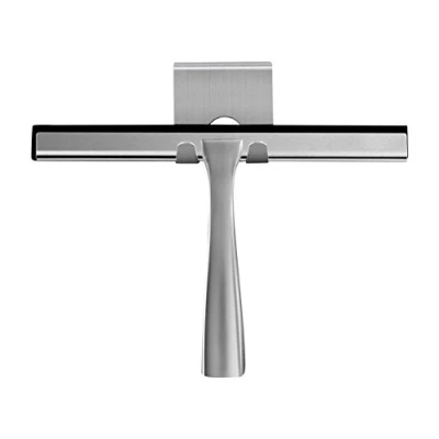 Imagen de Ambrosya® Extractor de Ducha Exclusivo Acero Inoxidable baño Tirador la Ventana Soporte del Limpiador WC (Acero (Cepillado))