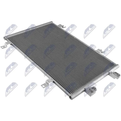 Imagen de NTY CCS MZ 020 Condensador sin secador Aluminio R134a, R1234yf