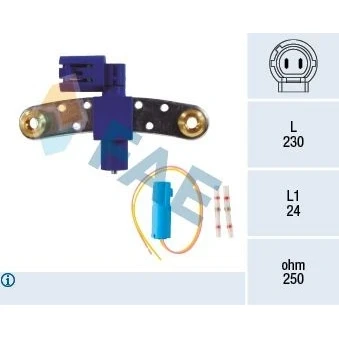 Imagen de FAE 79323 Sensor de Cigueñal 2 con instrucciones montaje RENAULT: CLIO 2, Kangoo I, MEGANE 1 Coach