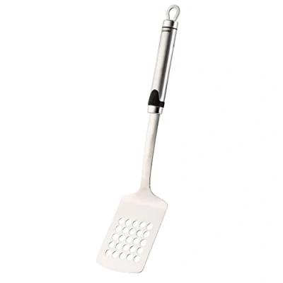Imagen de BERGNER Gizmo Rasera Ranurada de 36cm Fabricado en Acero Inoxidable y Nylon Mango con detalle color Apto para Lavavajillas Resistente a Golpes
