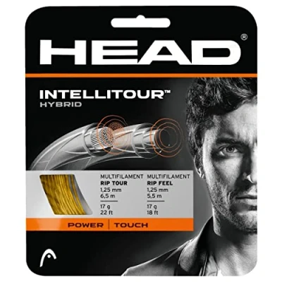 Imagen de Head INTELLITOUR Cordajes de Raquetas Tenis, Adultos Unisex, Natural, 16
