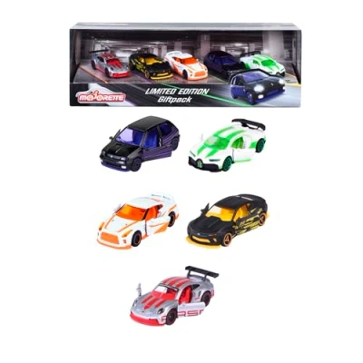 Imagen de Majorette Set de 5 Coches Limited Edition 10 Maquetas en Metal Fundido a presión, suspensión, 7,5 cm, Juguete para niños Partir 3 años (212054035)