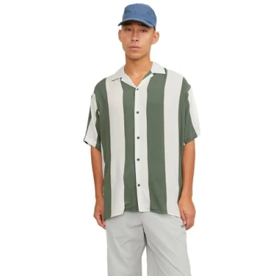 Imagen de Jack &amp; Jones Jcojeff Resort Relax Camisa, Hombre, Talla: Medium, Agave green