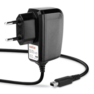 Imagen de subtel® Cargador Compatible con Nintendo DSi/DSi XL / 2DS 3DS XL, Cable de Carga System Connector 1,1m 1A 1000mA para mandos/Consolas