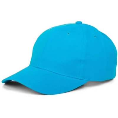 Imagen de styleBREAKER Gorra de Béisbol Unisex con Acabado Cepillado, 6 Paneles, Color Sólido, Cierre Ajustable Gancho y Bucle, 04023018, Color:Turquesa