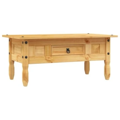 Imagen de vidaXL Mesa Centro Salón Corona Range Pino Mexicano 100x55x44 cm Marrón Mesita